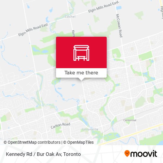 Kennedy Rd / Bur Oak Av plan