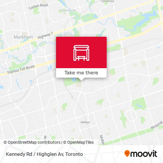 Kennedy Rd / Highglen Av plan