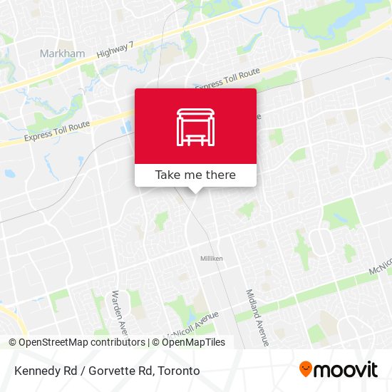 Kennedy Rd / Gorvette Rd map