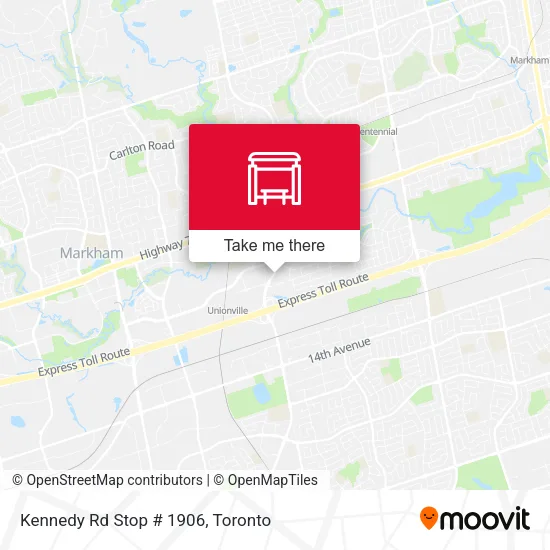Kennedy Rd Stop # 1906 map