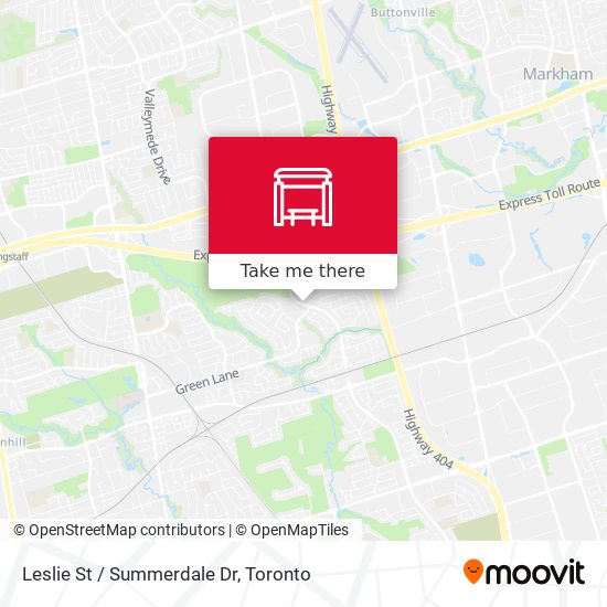 Leslie St / Summerdale Dr plan