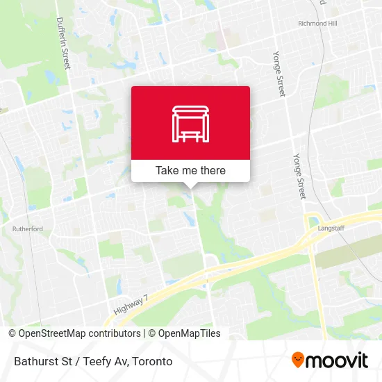 Bathurst St / Teefy Av map