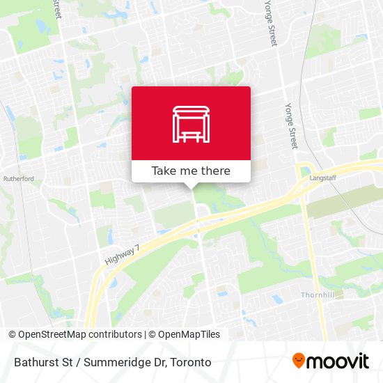 Bathurst St / Summeridge Dr plan