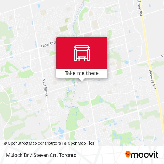 Mulock Dr / Steven Crt map