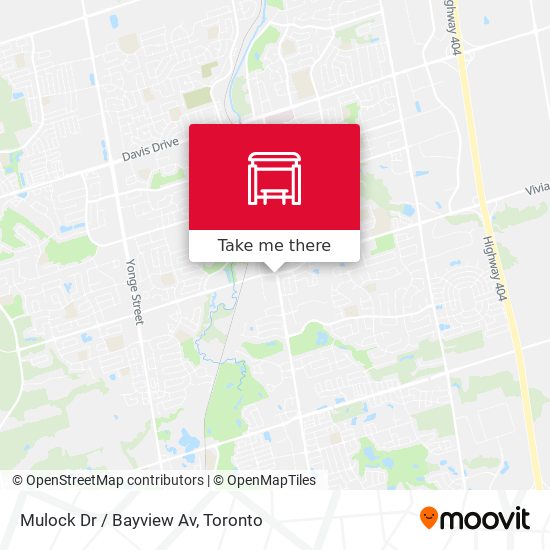 Mulock Dr / Bayview Av map