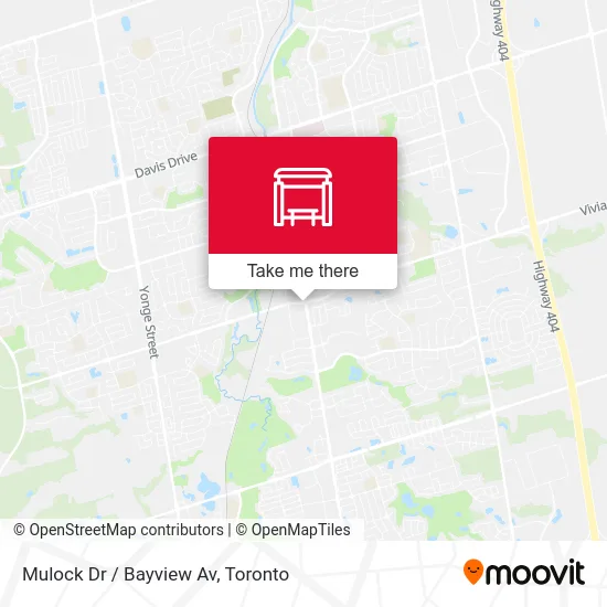 Mulock Dr / Bayview Av map
