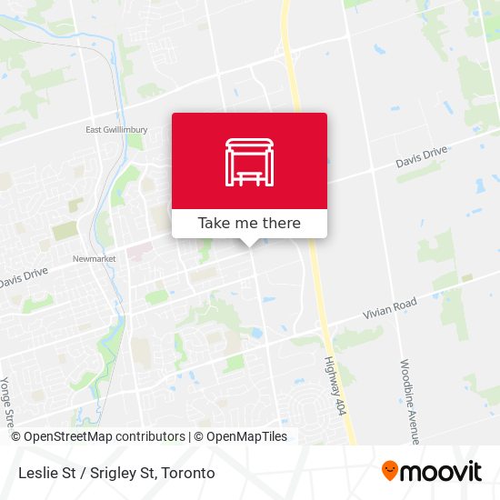 Leslie St / Srigley St plan