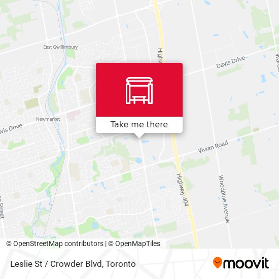 Leslie St / Crowder Blvd map