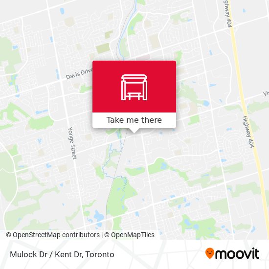 Mulock Dr / Kent Dr map