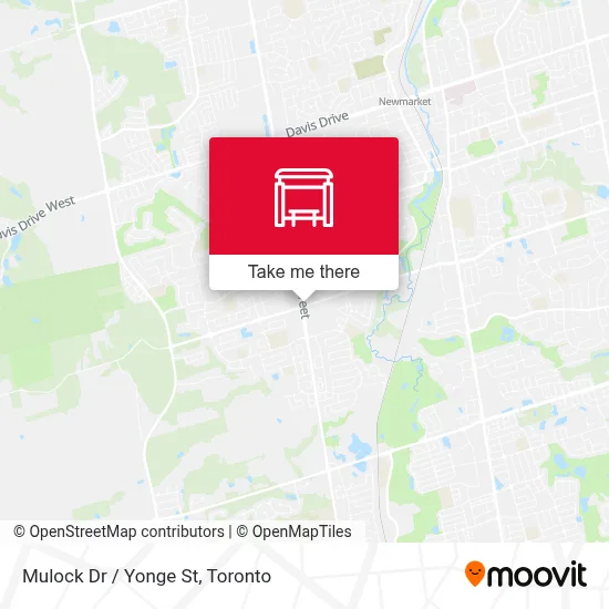 Mulock Dr / Yonge St map