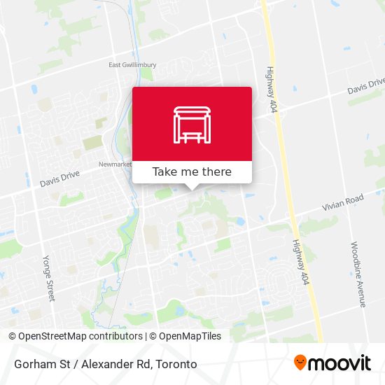 Gorham St / Alexander Rd map