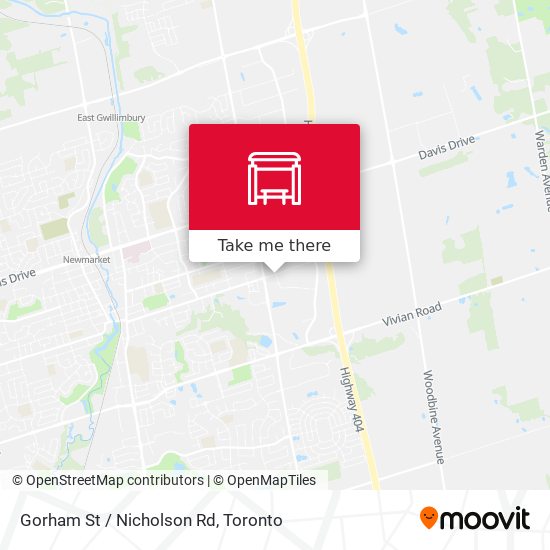 Gorham St / Nicholson Rd map