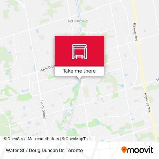 Water St / Doug Duncan Dr map