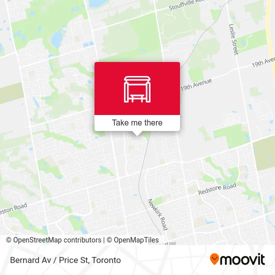 Bernard Av / Price St map