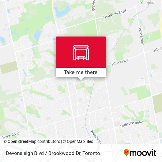 Devonsleigh Blvd / Brookwood Dr map