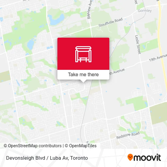 Devonsleigh Blvd / Luba Av map