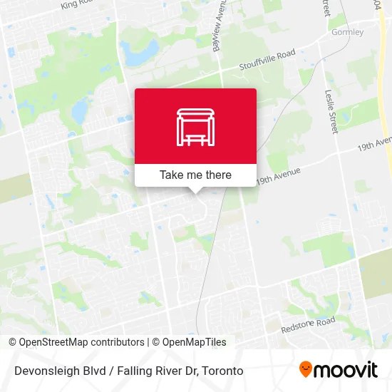 Devonsleigh Blvd / Falling River Dr map
