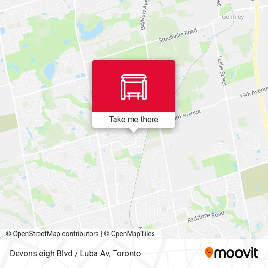 Devonsleigh Blvd / Luba Av map