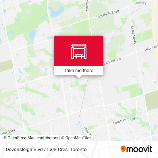 Devonsleigh Blvd / Lark Cres map