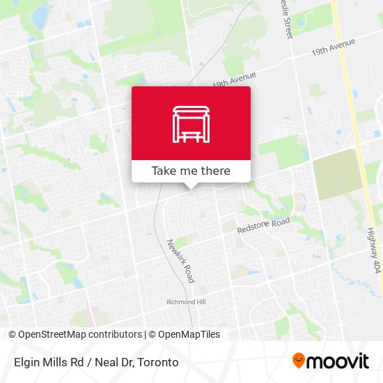 Elgin Mills Rd / Neal Dr plan