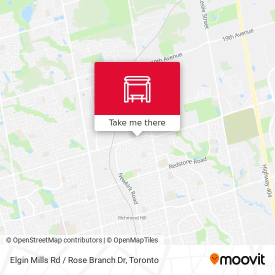 Elgin Mills Rd / Rose Branch Dr plan