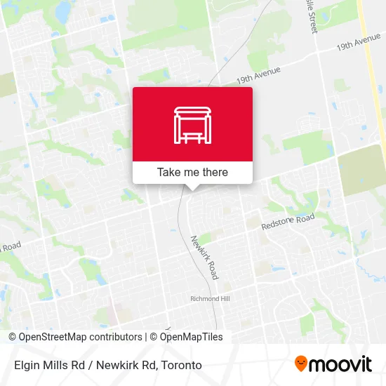 Elgin Mills Rd / Newkirk Rd map