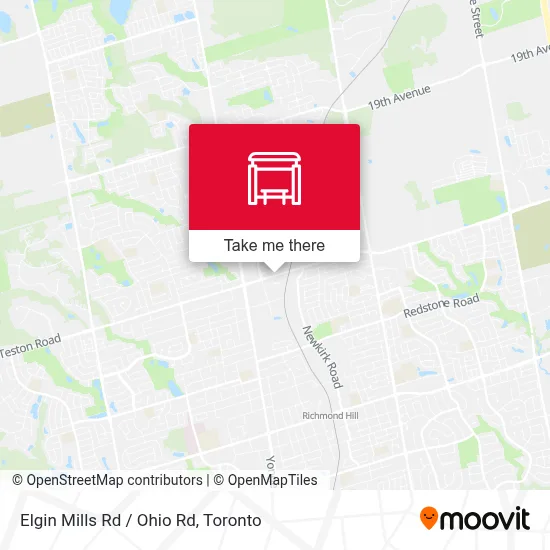 Elgin Mills Rd / Ohio Rd map