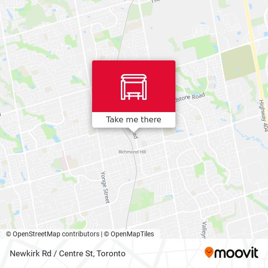 Newkirk Rd / Centre St plan