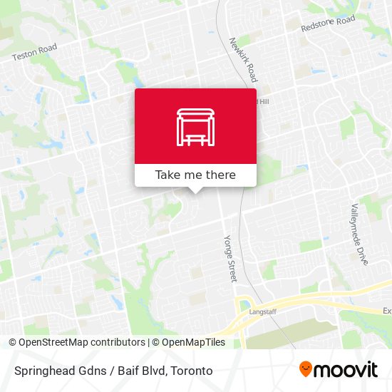 Springhead Gdns / Baif Blvd map