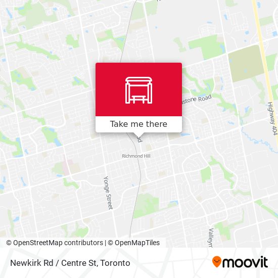 Newkirk Rd / Centre St plan