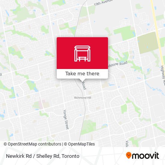 Newkirk Rd / Shelley Rd map