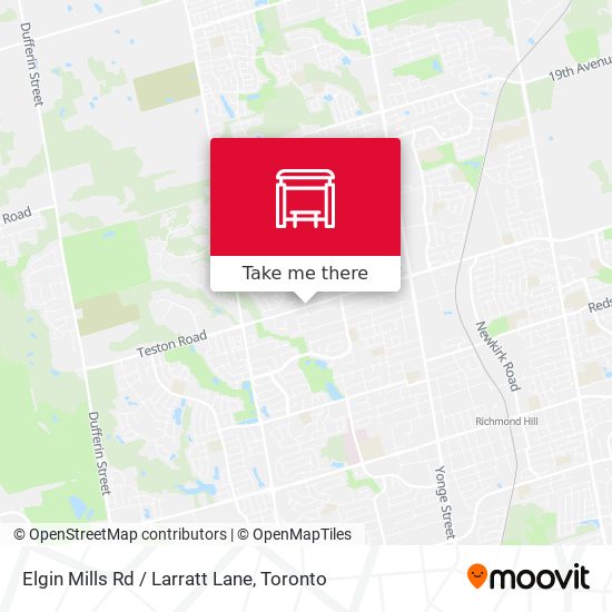 Elgin Mills Rd / Larratt Lane map