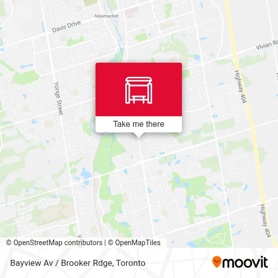 Bayview Av / Brooker Rdge map