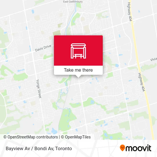 Bayview Av / Bondi Av map