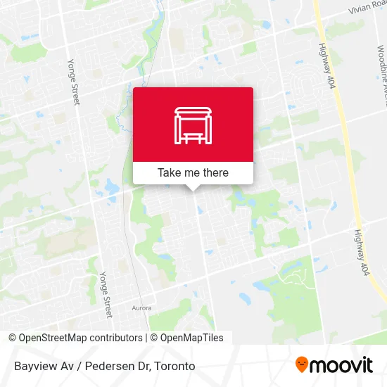 Bayview Av / Pedersen Dr map