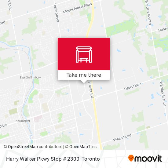 Harry Walker Pkwy Stop # 2300 map