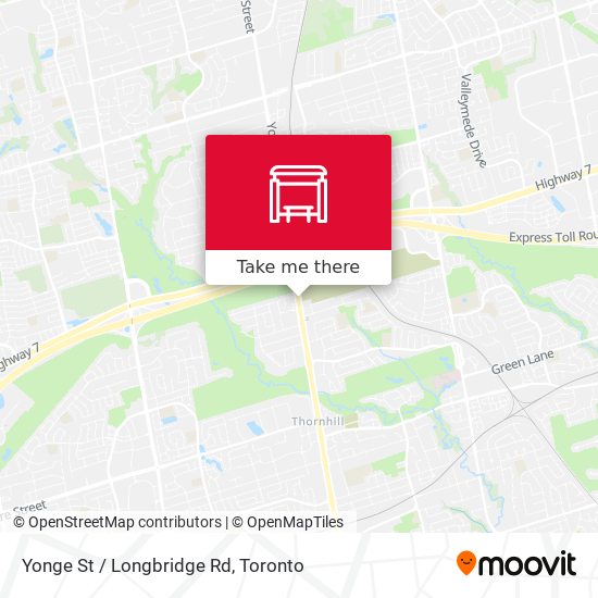 Yonge St / Longbridge Rd map