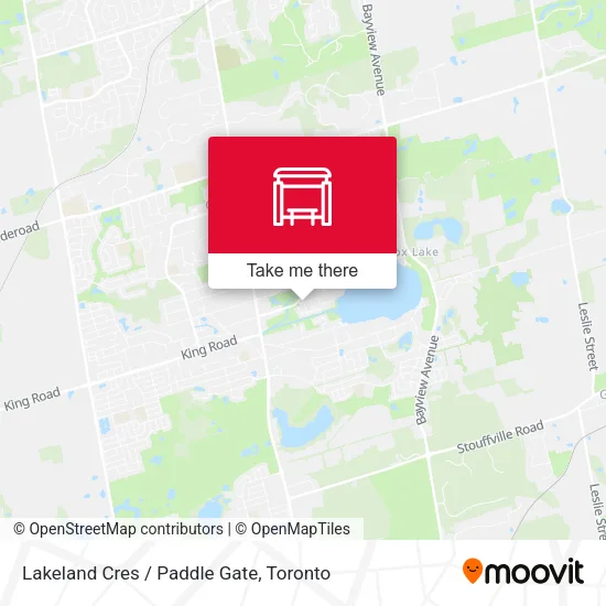 Lakeland Cres / Paddle Gate map