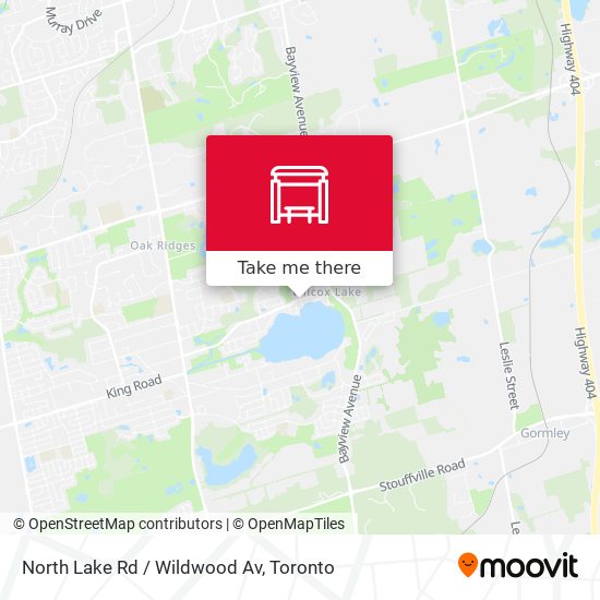 North Lake Rd / Wildwood Av map