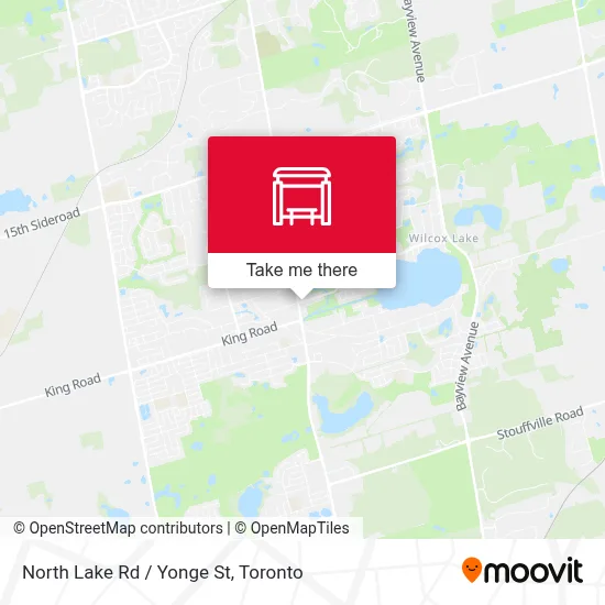 North Lake Rd / Yonge St map