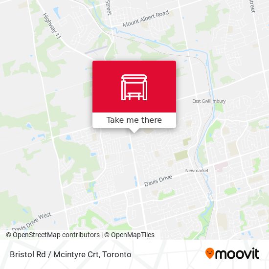 Bristol Rd / Mcintyre Crt map
