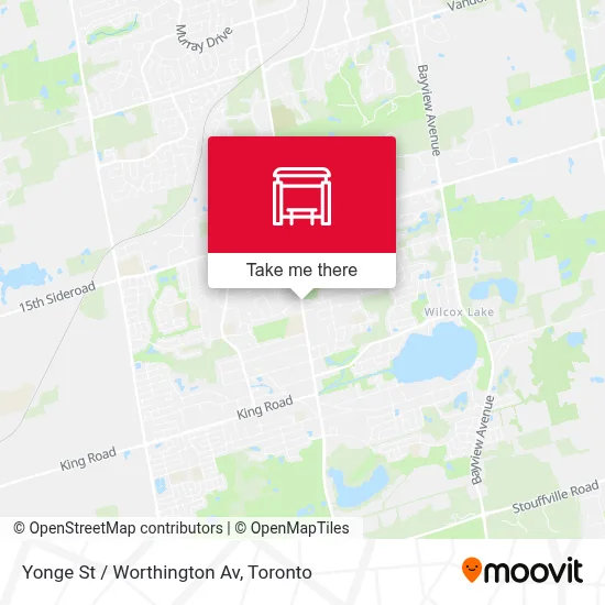 Yonge St / Worthington Av map