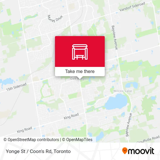 Yonge St / Coon's Rd map