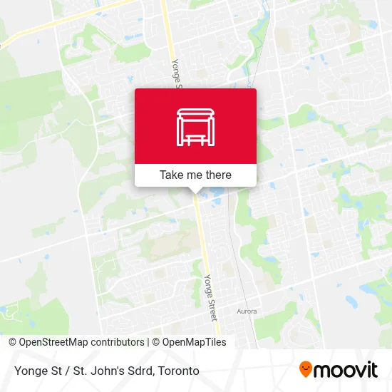Yonge St / St. John's Sdrd map