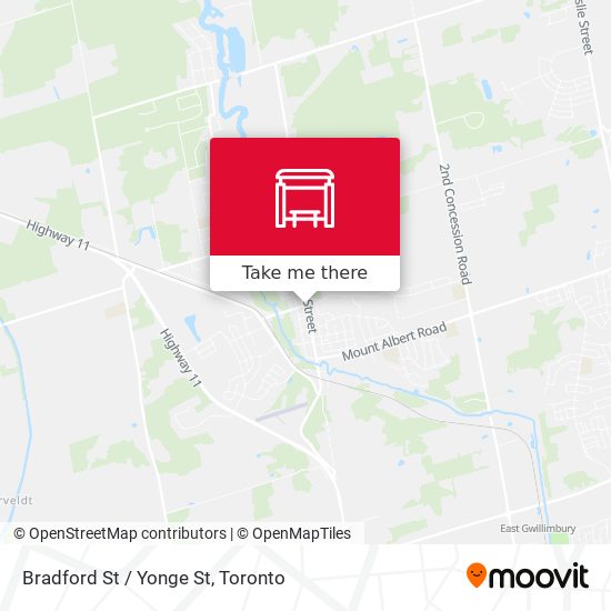 Bradford St / Yonge St plan