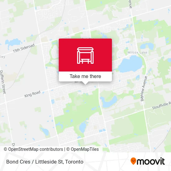 Bond Cres / Littleside St map