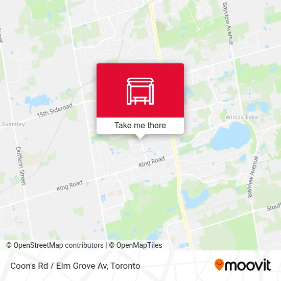 Coon's Rd / Elm Grove Av map