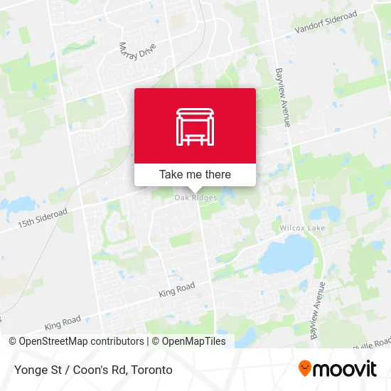 Yonge St / Coon's Rd map