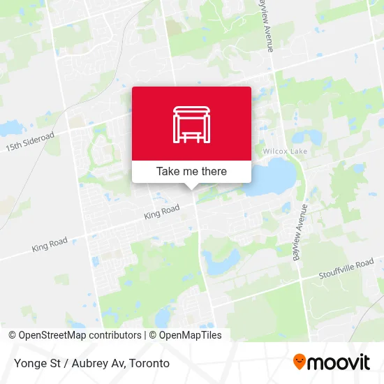 Yonge St / Aubrey Av map
