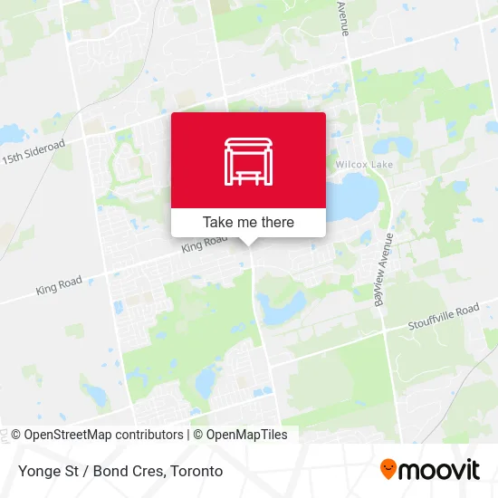 Yonge St / Bond Cres map